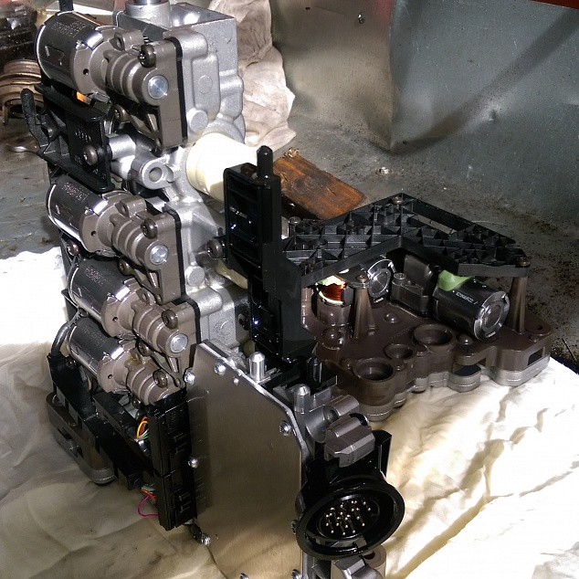Ауди Q5 ремонт мехатроника и сцепления DSG-7 DL501 #b3
