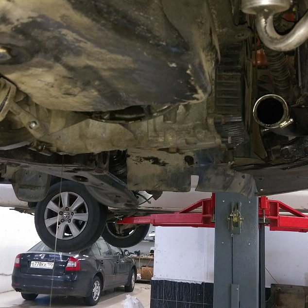 Замена сцепления и ремонт демпфера на Ford C-MAX #b1