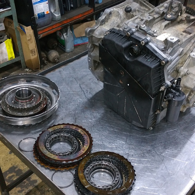 Форд Мондео ремонт сцепления и демпфера PowerShift 6DCT450 #b2
