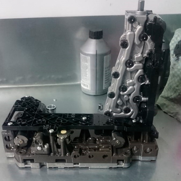 Замена сцепления, ремонт мехатроника dl501/0b5 на Audi Q5 #b4